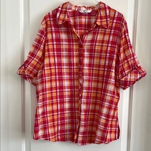 Alia petite button up blouse size 12p